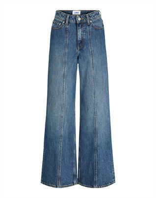 Tokyo Wide HW R282 Jeans - Medium Blue Denim 